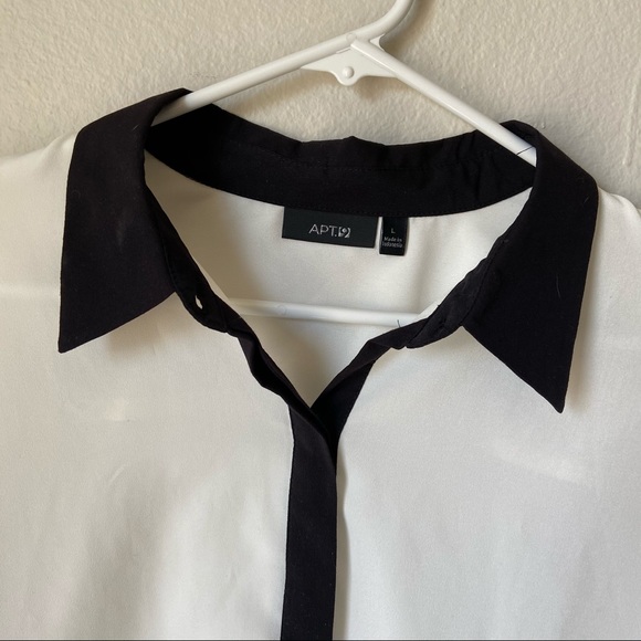 Apt. 9 Color Block Button Down - Picture 2 of 7